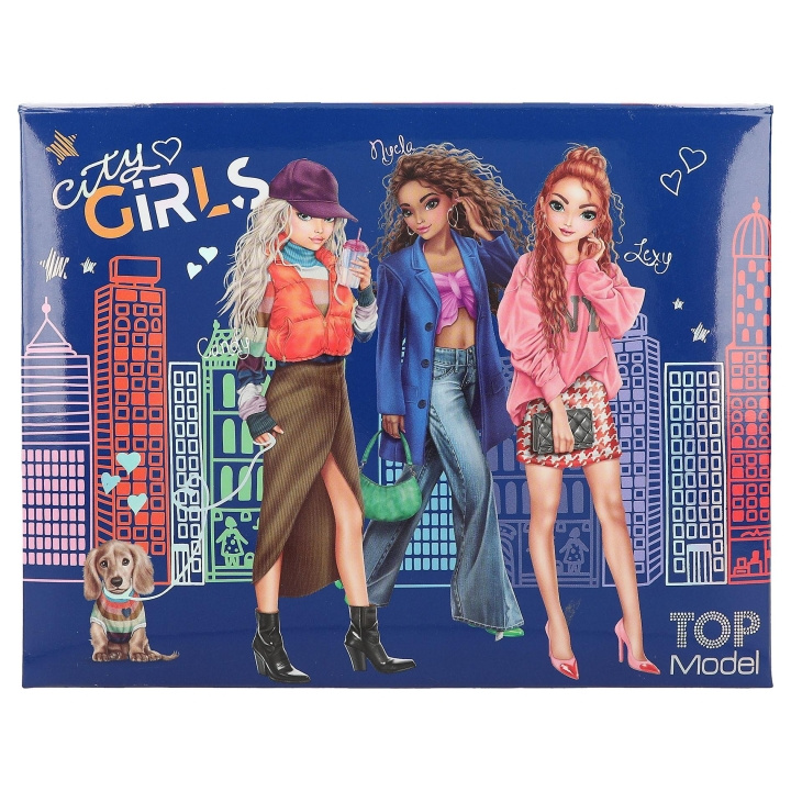 TOPModel l Skriveæske CITY GIRLS ( 0412704 ) i gruppen LEGETØJ, BØRN & BABY / Legetøj / Hobbyartikler hos TP E-commerce Nordic AB (C81096)