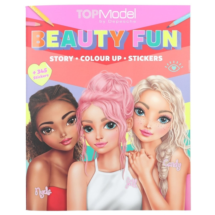 TOPModel Malebog BEAUTY FUN ( 0413137 ) i gruppen LEGETØJ, BØRN & BABY / Legetøj / Tegne og tælle hos TP E-commerce Nordic AB (C81192)