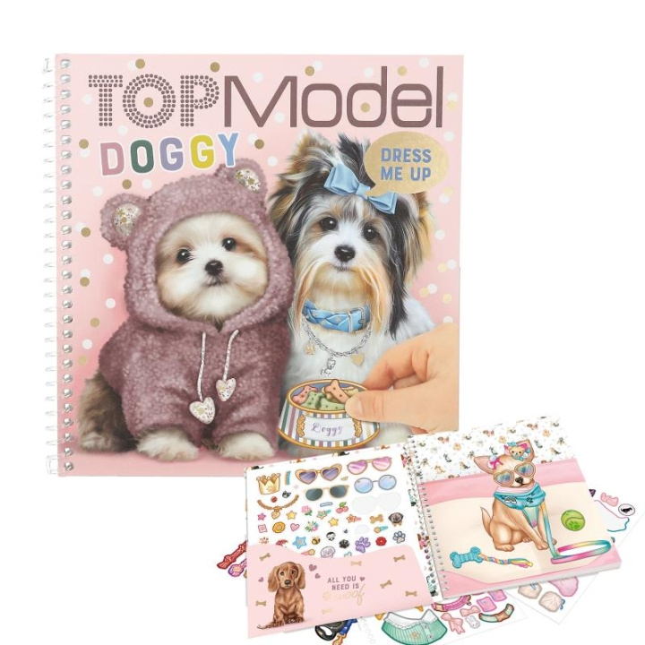 TOPModel Dress Me Up klistermærkebog DOGGY (0412966) i gruppen LEGETØJ, BØRN & BABY / Legetøj / Hobbyartikler hos TP E-commerce Nordic AB (C81289)