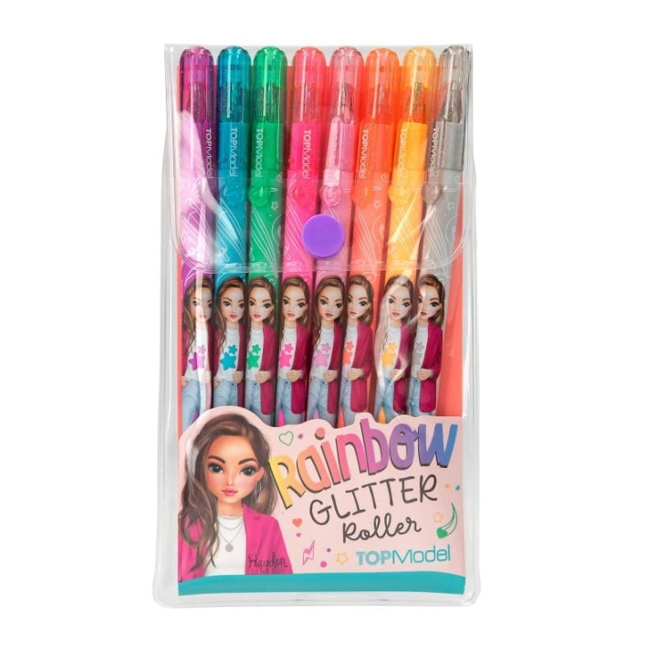 TOPModel Glitter Gelpen sæt m/8 farver (0412192) i gruppen LEGETØJ, BØRN & BABY / Legetøj / Tegne og tælle hos TP E-commerce Nordic AB (C81292)