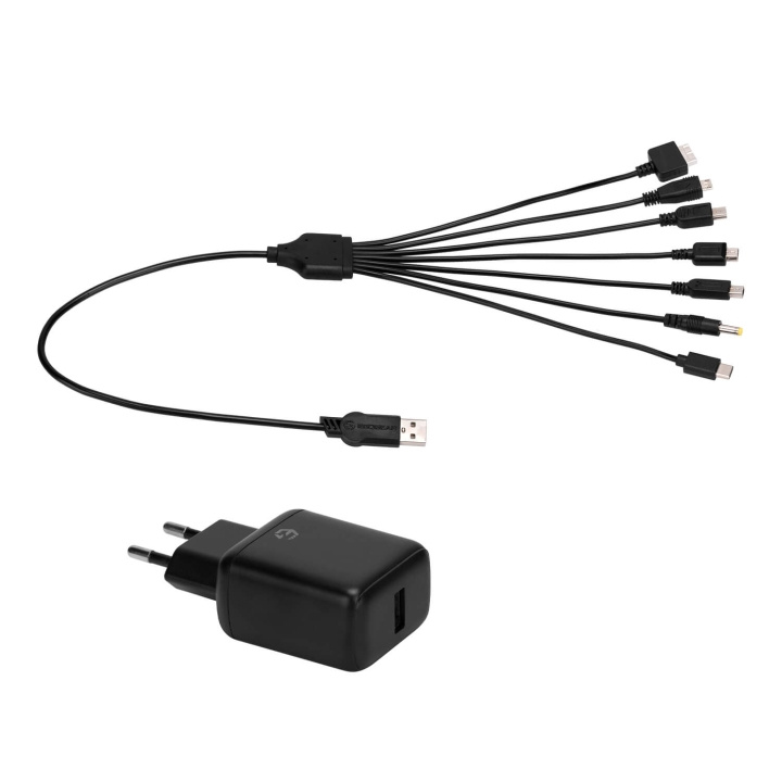 EgoGear 7-i-1 kabel SCH7 AC-adapter til retrokonsoller i gruppen HJEMMEELEKTRONIK / Spilkonsoller og tilbehør / Øvrige spil hos TP E-commerce Nordic AB (C81327)