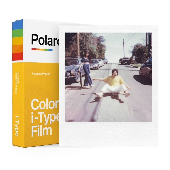 Polaroid Farvefilm i-Type Hvid Ramme i gruppen HJEMMEELEKTRONIK / Foto og video / Fotografi udstyr / Andet hos TP E-commerce Nordic AB (C81398)