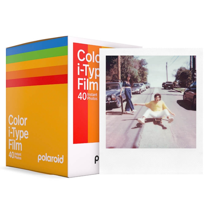 Polaroid Farvefilm i-Type Hvid Ramme 5-pak i gruppen HJEMMEELEKTRONIK / Foto og video / Fotografi udstyr / Andet hos TP E-commerce Nordic AB (C81400)