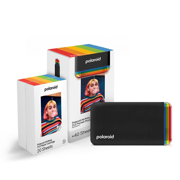 Polaroid Printer HiPrint 2x3 Gen. 2 Everything Box Sort i gruppen HJEMMEELEKTRONIK / Foto og video / Fotografi udstyr / Andet hos TP E-commerce Nordic AB (C81409)