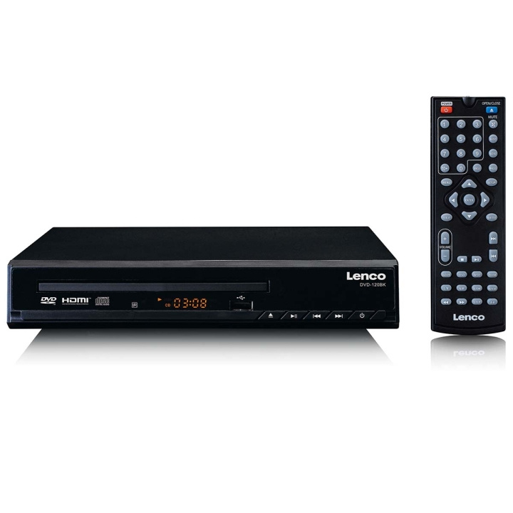 Lenco DVD-afspiller med HDMI og fjernbetjening Sort i gruppen HJEMMEELEKTRONIK / Lyd & billede / Hjemmebiograf, HiFi & Bærbar / Blu-ray & DVD-afspiller hos TP E-commerce Nordic AB (C81428)