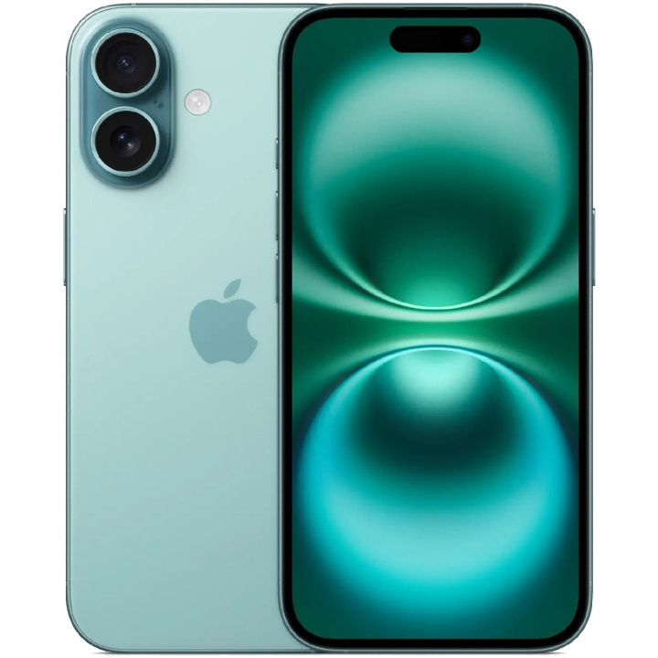 Apple iPhone 16 128GB Teal i gruppen SMARTPHONES & TABLETS / Mobiltelefoner & smartphones hos TP E-commerce Nordic AB (C81481)