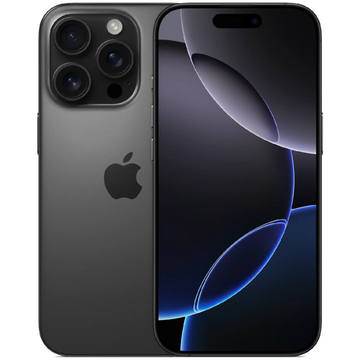 Apple iPhone 16 Pro 128GB Black Titanium i gruppen SMARTPHONES & TABLETS / Mobiltelefoner & smartphones hos TP E-commerce Nordic AB (C81497)