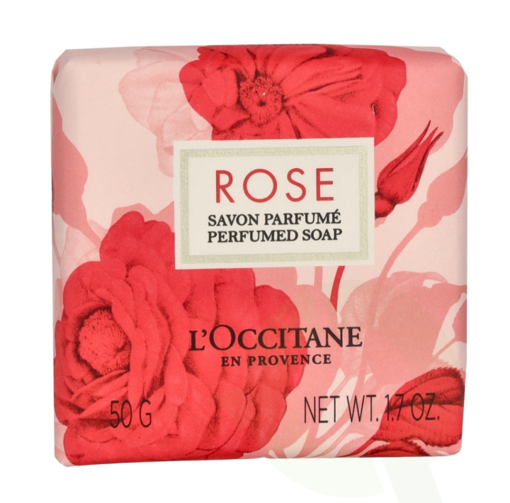 L\'Occitane Rose Perfumed Soap 50 g i gruppen SKØNHED & HELSE / Hudpleje / Kropspleje / Duft sæbe hos TP E-commerce Nordic AB (C81585)