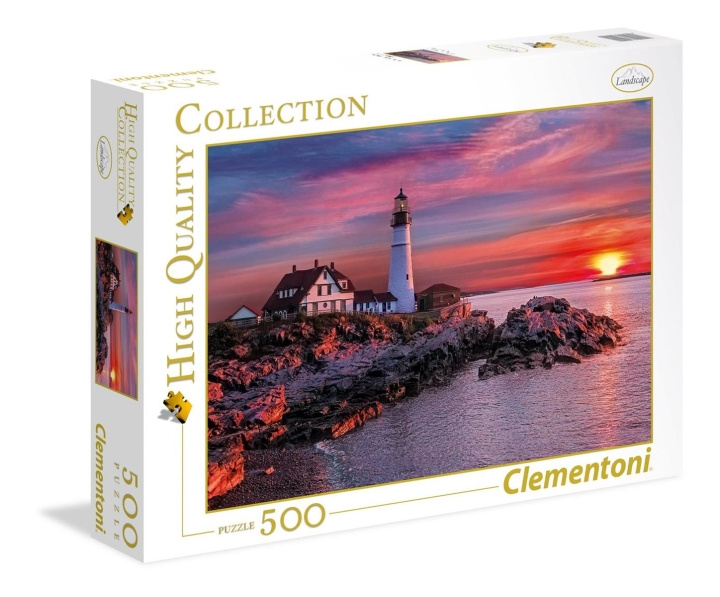 Clementoni 500 brikker Collection Portland Head Light i høj kvalitet i gruppen LEGETØJ, BØRN & BABY / Legetøj / Puslespil hos TP E-commerce Nordic AB (C81716)