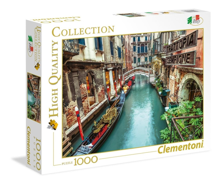 Clementoni 1000 brikker i høj kvalitet VENICE CANAL i gruppen LEGETØJ, BØRN & BABY / Legetøj / Puslespil hos TP E-commerce Nordic AB (C81721)