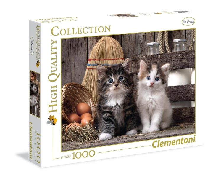 Clementoni 1000 brikker i høj kvalitet LOVELY KITTENS i gruppen LEGETØJ, BØRN & BABY / Legetøj / Puslespil hos TP E-commerce Nordic AB (C81724)