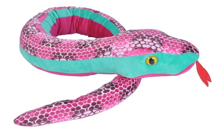 Wild Republic Snakesss Honeycomb Pink 137 cm i gruppen LEGETØJ, BØRN & BABY / Babyleg (0-3 år) / Tøjdyr hos TP E-commerce Nordic AB (C81763)