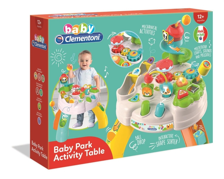 Clementoni Baby Park aktivitetsbord i gruppen LEGETØJ, BØRN & BABY / Babyleg (0-3 år) / Aktivitetslegetøj hos TP E-commerce Nordic AB (C81777)