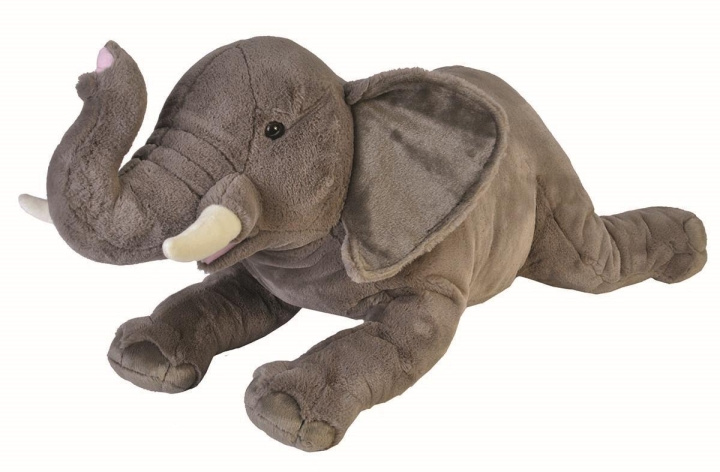 Wild Republic Cuddlekins Jumbo afrikansk elefant 76 cm i gruppen LEGETØJ, BØRN & BABY / Babyleg (0-3 år) / Tøjdyr hos TP E-commerce Nordic AB (C81800)