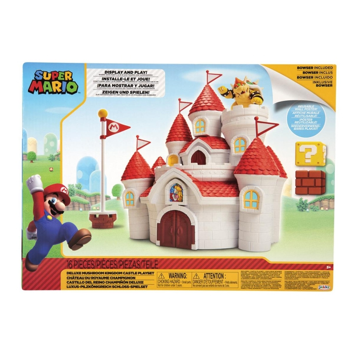 JAKKS Pacific Super Mario 2.5 Inch Playset Deluxe Mushroom Kingdom Castle i gruppen LEGETØJ, BØRN & BABY / Legetøj / Legetøj hos TP E-commerce Nordic AB (C81817)