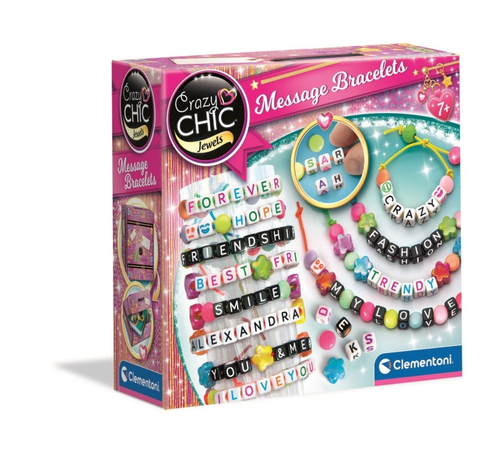 Clementoni Crazy Chic armbånd med budskaber i gruppen LEGETØJ, BØRN & BABY / Legetøj / Hobbyartikler hos TP E-commerce Nordic AB (C81831)