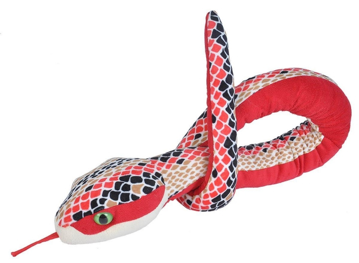 Wild Republic Snakesss Red Scales 137 cm i gruppen LEGETØJ, BØRN & BABY / Babyleg (0-3 år) / Tøjdyr hos TP E-commerce Nordic AB (C81846)