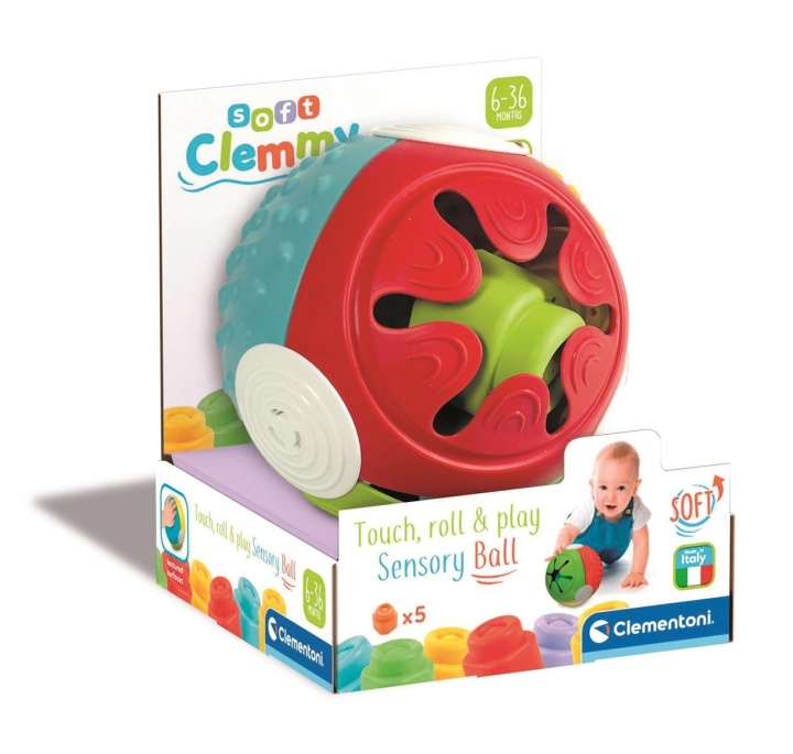 Clementoni Blød Clemmy Touch & Play-sansebold i gruppen LEGETØJ, BØRN & BABY / Babyleg (0-3 år) / Aktivitetslegetøj hos TP E-commerce Nordic AB (C81848)