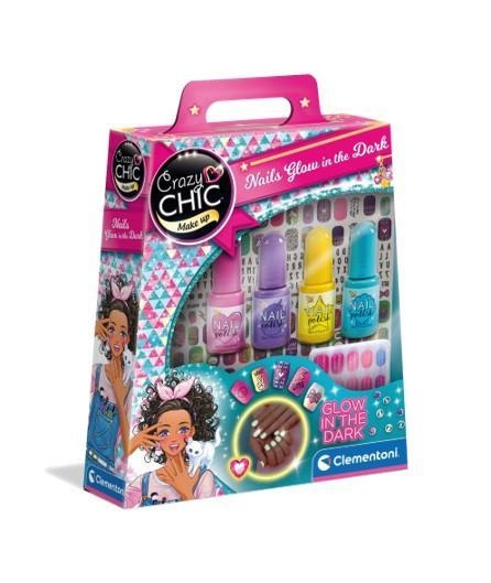 Clementoni Crazy Chic Nails lyser i mørket i gruppen LEGETØJ, BØRN & BABY / Legetøj / Hobbyartikler hos TP E-commerce Nordic AB (C81852)