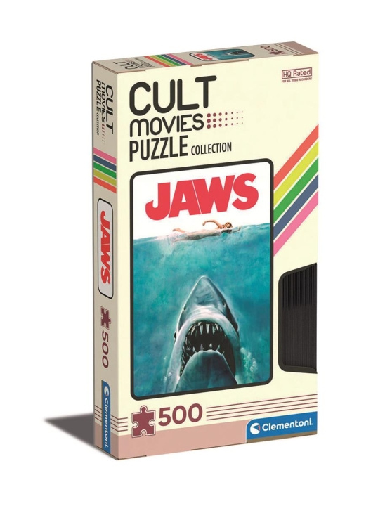 Clementoni 500 brikker i høj kvalitet Samling af kultfilm Jaws i gruppen LEGETØJ, BØRN & BABY / Legetøj / Puslespil hos TP E-commerce Nordic AB (C81856)