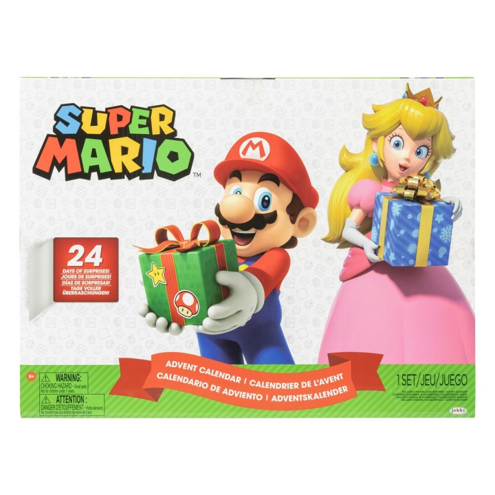 JAKKS Pacific Super Mario adventskalender 2,5 tommer figurer og tilbehør Juletema i gruppen LEGETØJ, BØRN & BABY / Legetøj / Advent kalendere hos TP E-commerce Nordic AB (C81876)