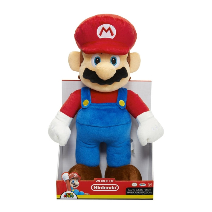 JAKKS Pacific Super Mario plys Jumbo Mario i gruppen LEGETØJ, BØRN & BABY / Babyleg (0-3 år) / Tøjdyr hos TP E-commerce Nordic AB (C81885)