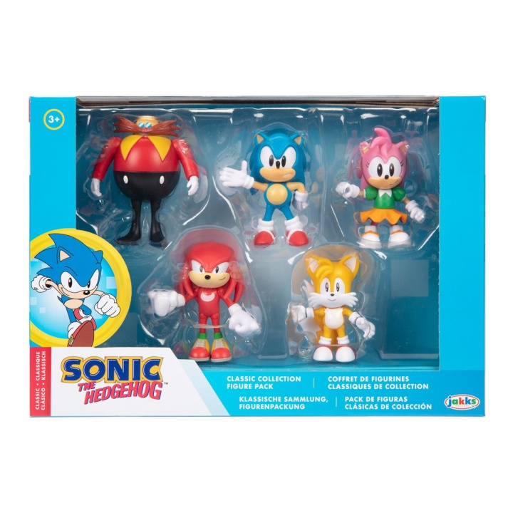 JAKKS Pacific Sonic the Hedgehog 2,5 tommer figur 5-pak i gruppen LEGETØJ, BØRN & BABY / Legetøj / Figurer, miniaturer og tilbehør hos TP E-commerce Nordic AB (C81887)