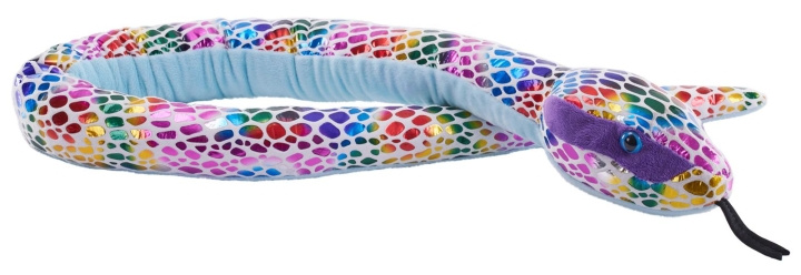 Wild Republic Snakesss Foil Dotted Rainbow 137 cm i gruppen LEGETØJ, BØRN & BABY / Babyleg (0-3 år) / Tøjdyr hos TP E-commerce Nordic AB (C81907)