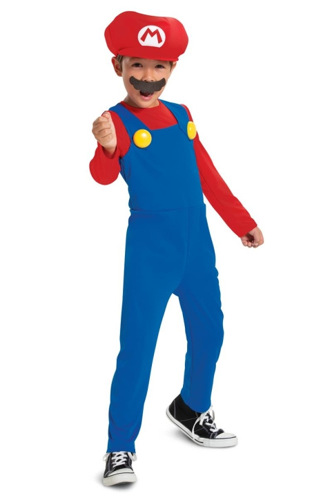 JAKKS Pacific Disguise Super Mario-kostume Mario M (7-8) i gruppen LEGETØJ, BØRN & BABY / Legetøj / Udklædning hos TP E-commerce Nordic AB (C81916)