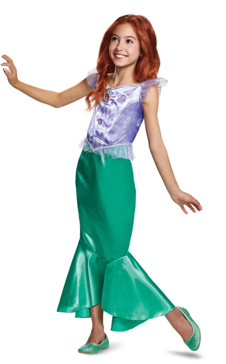 JAKKS Pacific Disguise Disney Princess Kostume Classic Ariel M (7-8) i gruppen LEGETØJ, BØRN & BABY / Legetøj / Udklædning hos TP E-commerce Nordic AB (C81932)