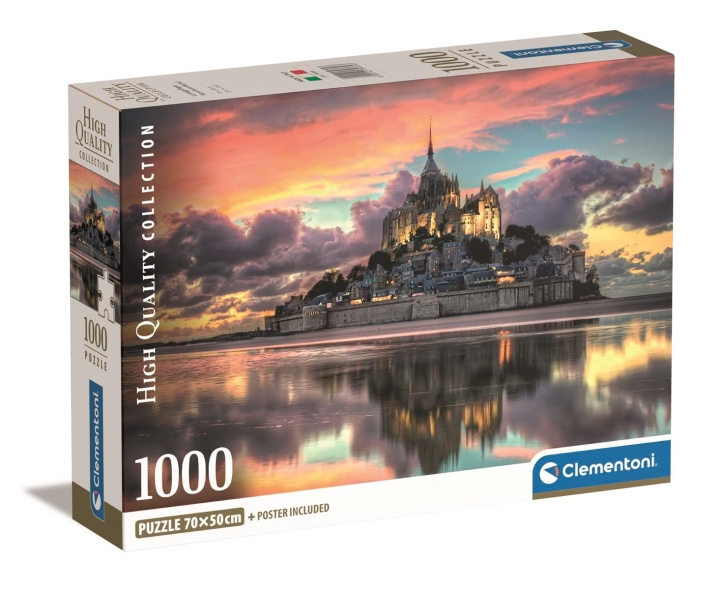 Clementoni 1000 stk CB Collection Le Magnifique Mont Saint-Michel i høj kvalitet i gruppen LEGETØJ, BØRN & BABY / Legetøj / Puslespil hos TP E-commerce Nordic AB (C81951)