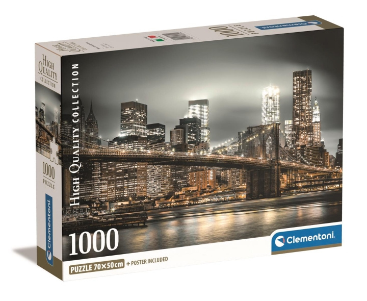 Clementoni 1000 stk CB High Quality Collection New York Skyline i gruppen LEGETØJ, BØRN & BABY / Legetøj / Puslespil hos TP E-commerce Nordic AB (C81955)