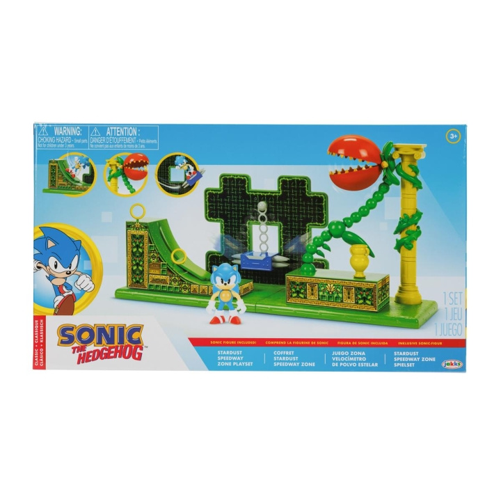 JAKKS Pacific Sonic the Hedgehog 2.5 Inch Playset Stardust Speedway Zone i gruppen LEGETØJ, BØRN & BABY / Legetøj / Legetøj hos TP E-commerce Nordic AB (C81990)