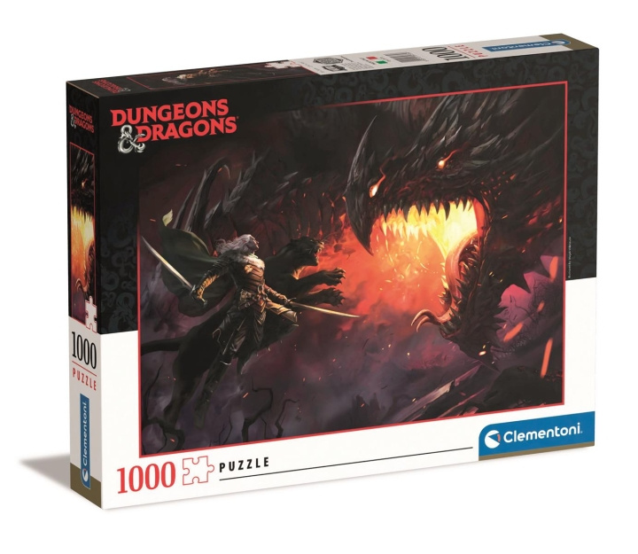 Clementoni 1000 stk. samling af høj kvalitet Dungeons & Dragons 2 i gruppen LEGETØJ, BØRN & BABY / Legetøj / Puslespil hos TP E-commerce Nordic AB (C82000)