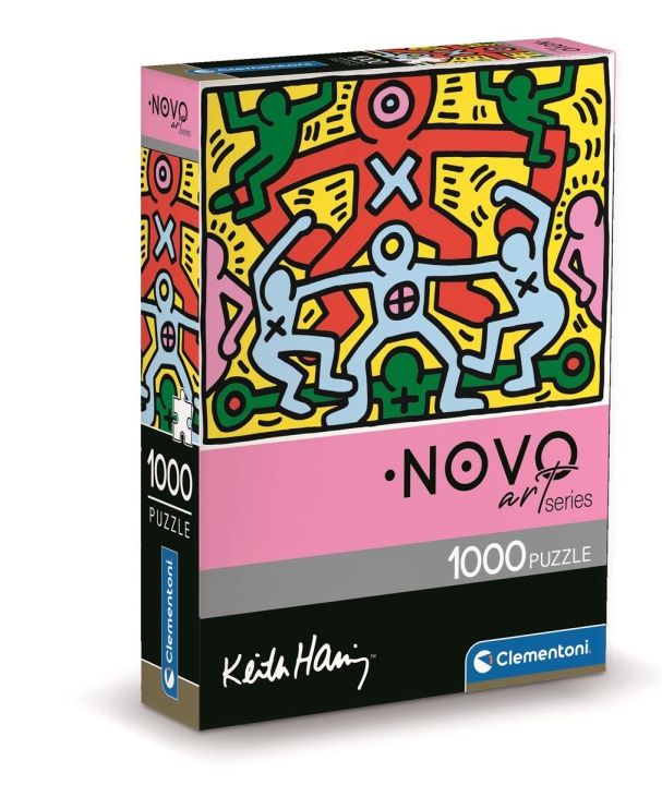 Clementoni 1000 stk CB Collection Keith Haring 3 af høj kvalitet i gruppen SPORT, FRITID & HOBBY / Hobby / Puslespil hos TP E-commerce Nordic AB (C82008)