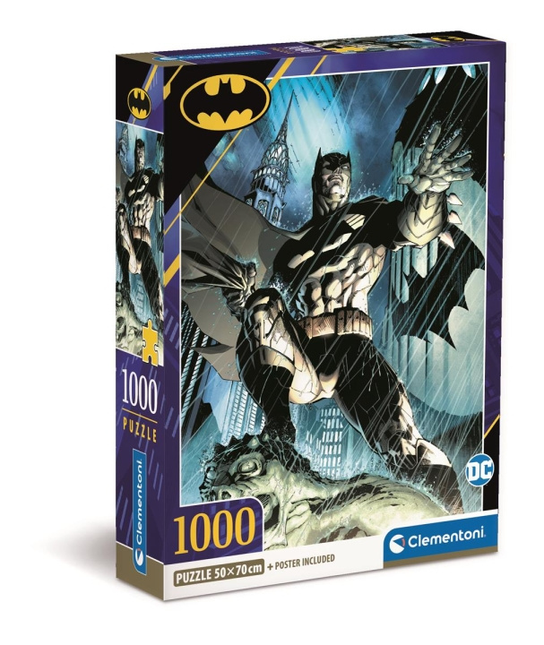 Clementoni 1000 stk CB Collection Batman af høj kvalitet i gruppen SPORT, FRITID & HOBBY / Hobby / Puslespil hos TP E-commerce Nordic AB (C82028)