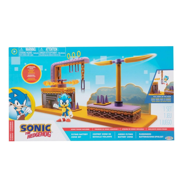 JAKKS Pacific Sonic the Hedgehog 2.5 Inch Playset Flying Battery Zone i gruppen LEGETØJ, BØRN & BABY / Legetøj / Legetøj hos TP E-commerce Nordic AB (C82032)