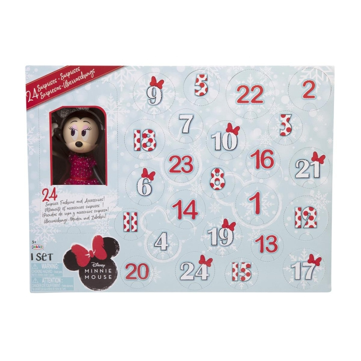 JAKKS Pacific Disney Minnie Mouse Adventskalender Modedukke & tilbehør i gruppen LEGETØJ, BØRN & BABY / Legetøj / Advent kalendere hos TP E-commerce Nordic AB (C82035)