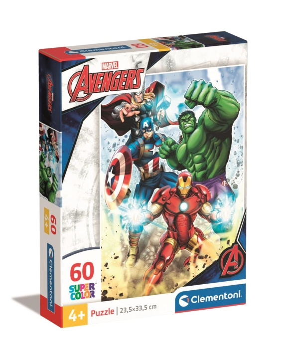 Clementoni 60 brikker Puslespil Børn Marvel Avengers i gruppen LEGETØJ, BØRN & BABY / Legetøj / Puslespil hos TP E-commerce Nordic AB (C82060)