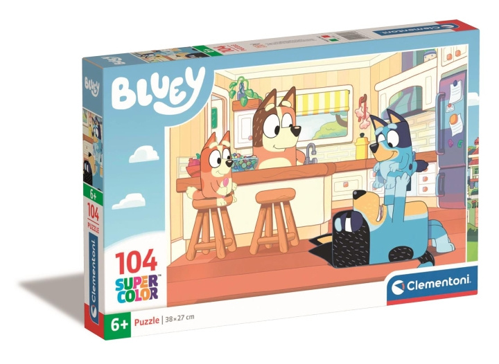 Clementoni 104 stk Puslespil Bluey i gruppen LEGETØJ, BØRN & BABY / Legetøj / Puslespil hos TP E-commerce Nordic AB (C82078)