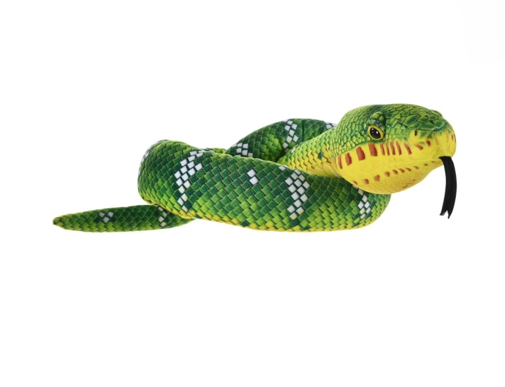 Wild Republic Snakesss Emerald Tree Boa Corallus Canina 137 cm i gruppen LEGETØJ, BØRN & BABY / Babyleg (0-3 år) / Tøjdyr hos TP E-commerce Nordic AB (C82083)