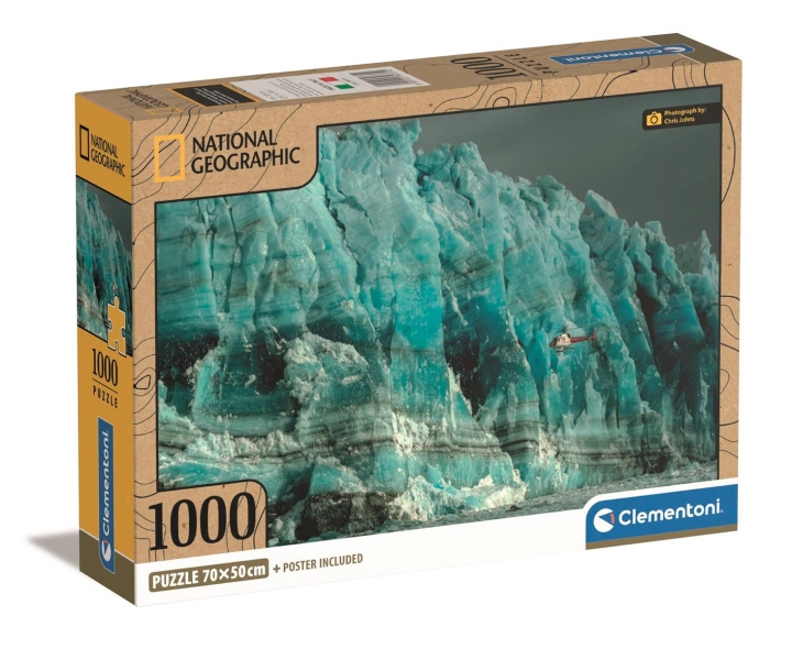 Clementoni 1000 stk CB Collection National Geographics Hubbard Glacier i høj kvalitet i gruppen LEGETØJ, BØRN & BABY / Legetøj / Puslespil hos TP E-commerce Nordic AB (C82091)