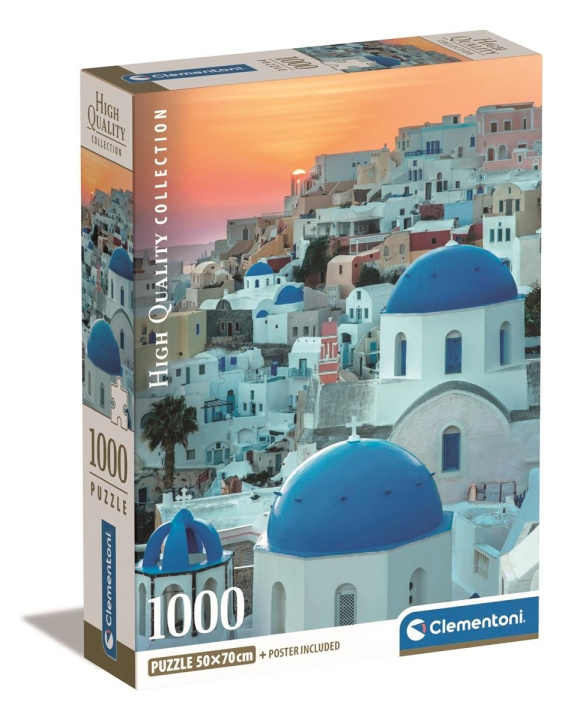 Clementoni 1000 stk CB Collection Santorini af høj kvalitet i gruppen LEGETØJ, BØRN & BABY / Legetøj / Puslespil hos TP E-commerce Nordic AB (C82108)