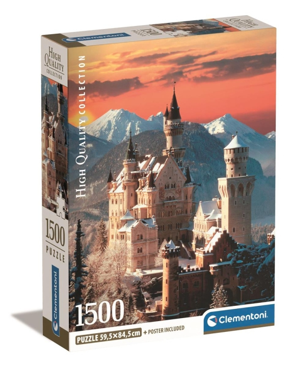 Clementoni 1500 stk CB Collection Neuschwanstein i høj kvalitet i gruppen LEGETØJ, BØRN & BABY / Legetøj / Puslespil hos TP E-commerce Nordic AB (C82125)