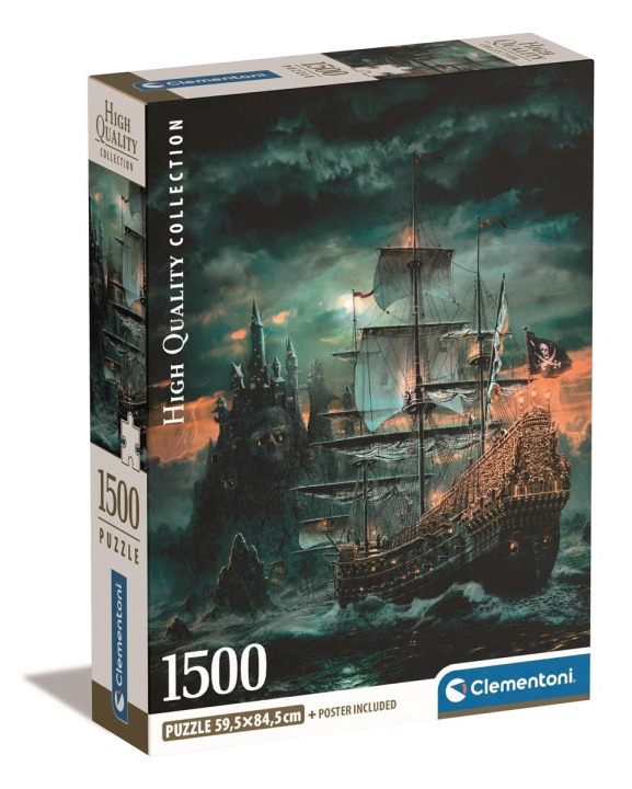 Clementoni 1500 stk CB samling af høj kvalitet Piratskibet i gruppen LEGETØJ, BØRN & BABY / Legetøj / Puslespil hos TP E-commerce Nordic AB (C82127)