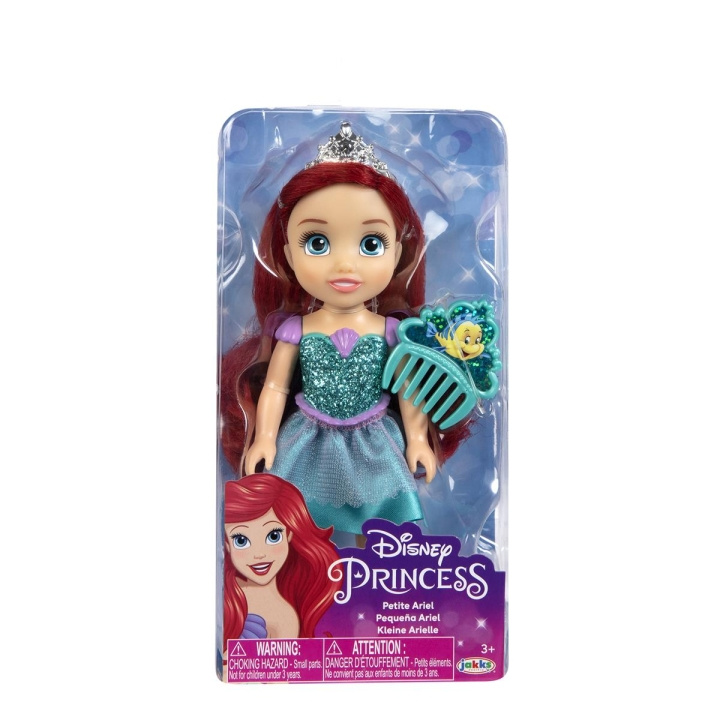 JAKKS Pacific Disney Princess 6 Inch Petite Doll med kam Ariel i gruppen LEGETØJ, BØRN & BABY / Legetøj / Docks og tilbehør hos TP E-commerce Nordic AB (C82142)