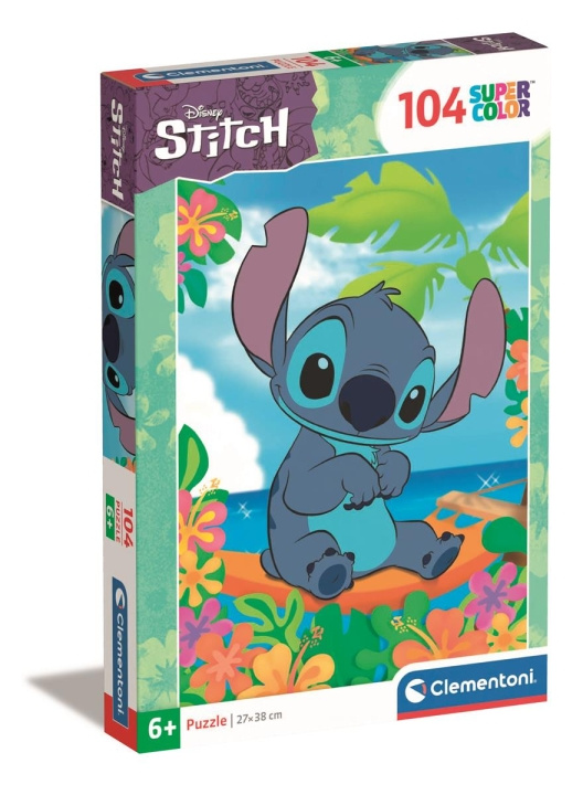 Clementoni 104 brikker Puslespil Disney Stitch i gruppen LEGETØJ, BØRN & BABY / Legetøj / Puslespil hos TP E-commerce Nordic AB (C82147)