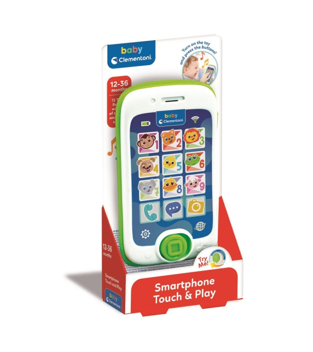 Clementoni Smartphone Touch & Play i gruppen LEGETØJ, BØRN & BABY / Babyleg (0-3 år) / Aktivitetslegetøj hos TP E-commerce Nordic AB (C82163)