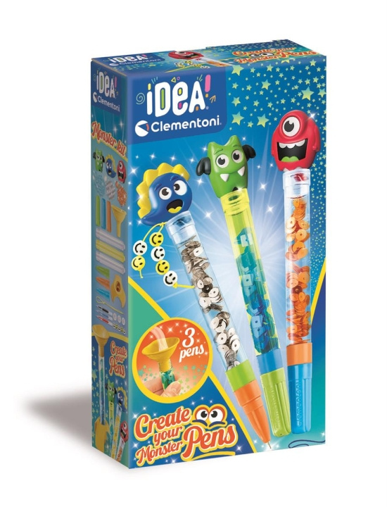 Clementoni Create Your Pens 3-Pack Monster i gruppen LEGETØJ, BØRN & BABY / Legetøj / Hobbyartikler hos TP E-commerce Nordic AB (C82171)