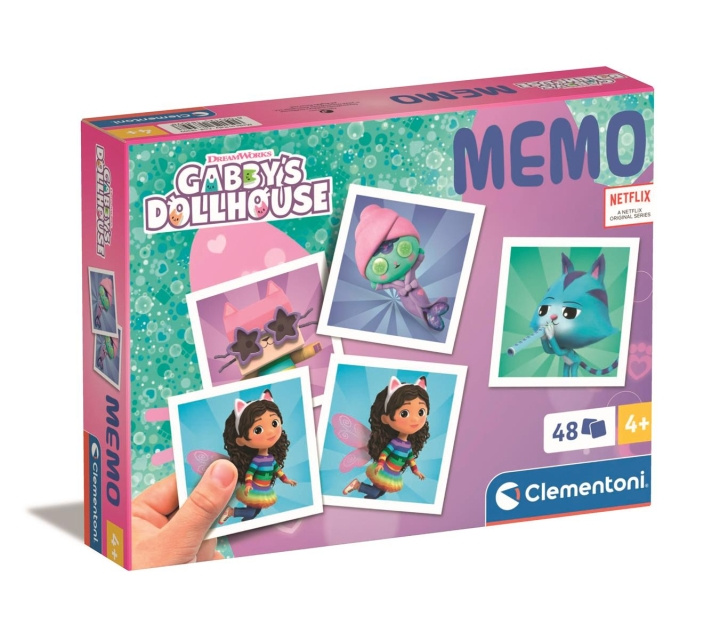 Clementoni Memo Gabbys dukkehus i gruppen LEGETØJ, BØRN & BABY / Legetøj / Brætspil / Spil til børn hos TP E-commerce Nordic AB (C82178)